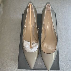 Grey Patent 3 Inch Heels